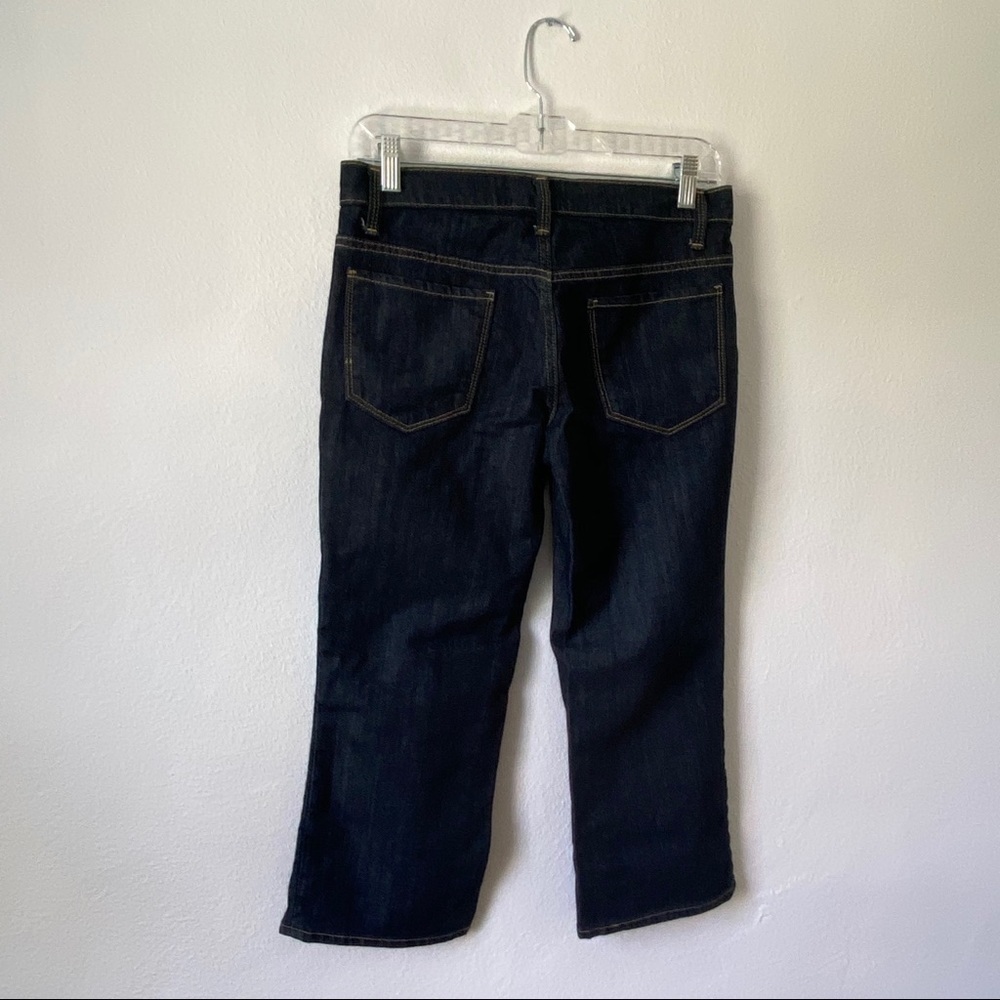 Talbots Straight Crop Jeans Dark Wash Petite Size 2P - Picture 4 of 6